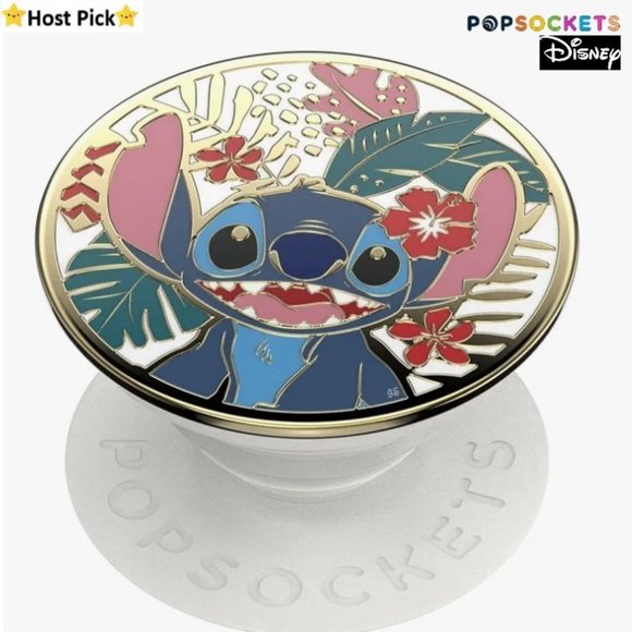 Disney Other - DISNEY x POPSOCKET Lilo & Stitch Enamel Stitch Phone Pop Socket - NWT